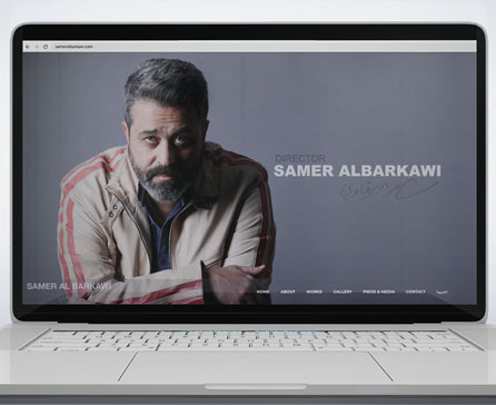 The official website of director Samer Al Barkawi
